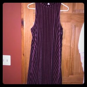 XL velvet dress